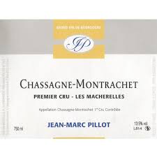 2018 Jean-Marc Pillot Chassagne-Montrachet 1er Cru Les Macherelles